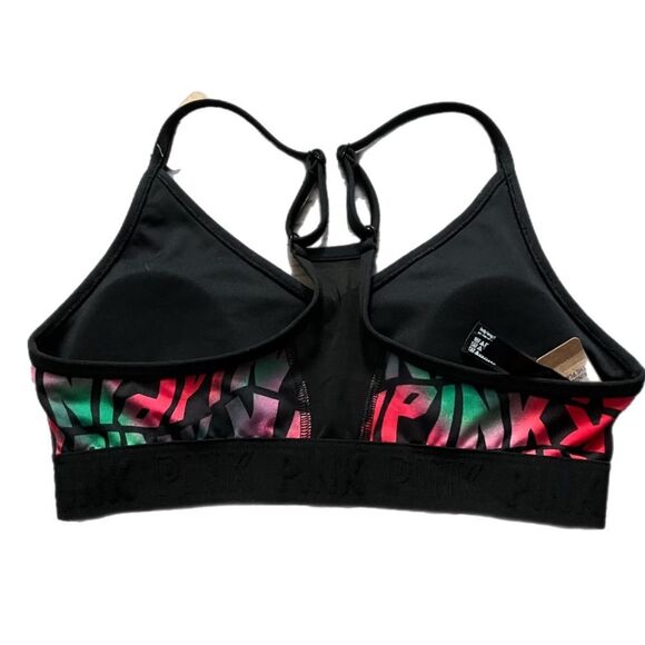 Victorias Secret Pink Active Ultimate Lined Removable Padding logo sport bra S - Picture 4 of 4